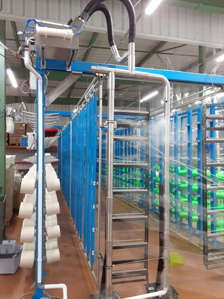 Humidification pour industrie textile : installation, maintenance